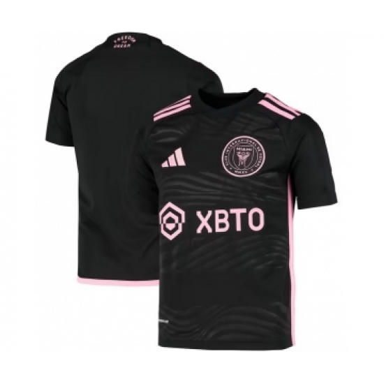 Men's Inter Miami CF Custom Black Soccer Jersey - Ujersey