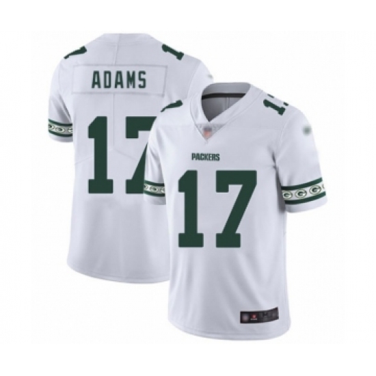 Men's Green Bay Packers #17 Davante Adams Limited White Team Logo Fashion Limited Football Jersey - Ujersey