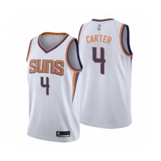Women's Phoenix Suns #4 Jevon Carter Swingman White Basketball Jersey - Association Edition - Ujersey