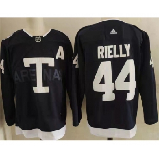 Men's Toronto Maple Leafs 44 Morgan Rielly Navy 2022 NHL Heritage Classic Adidas Jersey - Ujersey