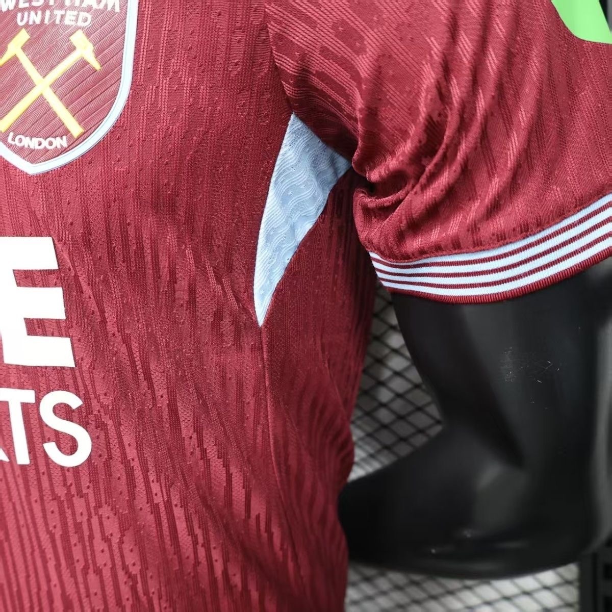 West Ham United Football Jersey Home Shirt 2025/26