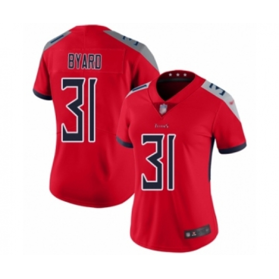 Women's Tennessee Titans #31 Kevin Byard Limited Red Inverted Legend Football Jersey - Ujersey