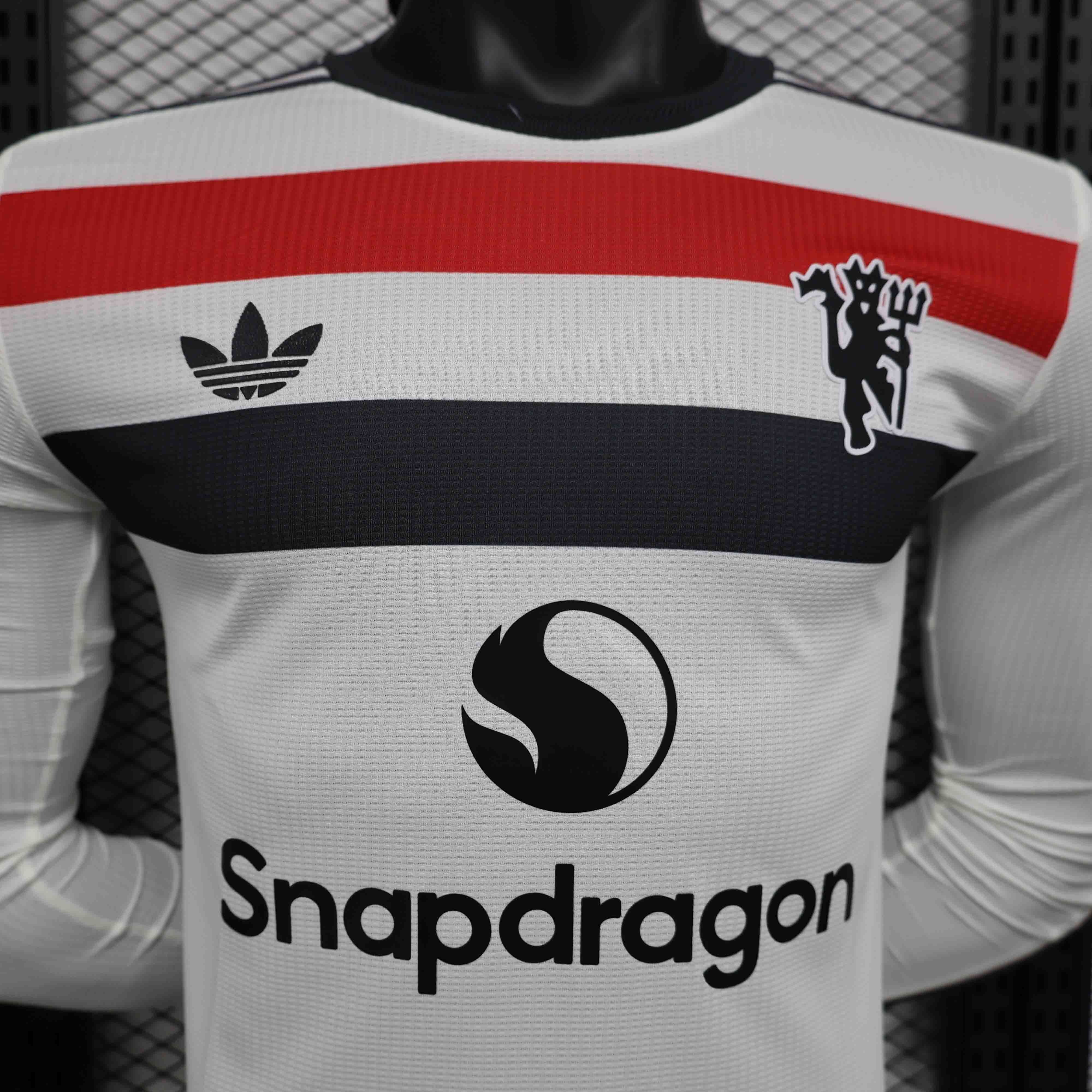 Manchester United  Third Away Long Sleeve Football Jersey Shirt 2024/25 - U-jersey