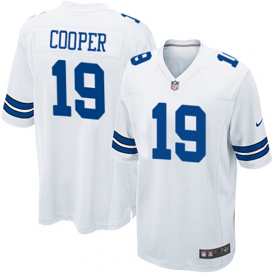 Men's Nike Dallas Cowboys #19 Amari Cooper Game White NFL Jersey - Ujersey