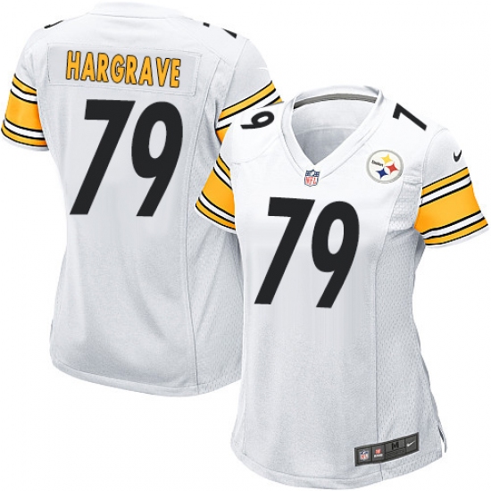 Women's Nike Pittsburgh Steelers #79 Javon Hargrave Game White NFL Jersey - Ujersey