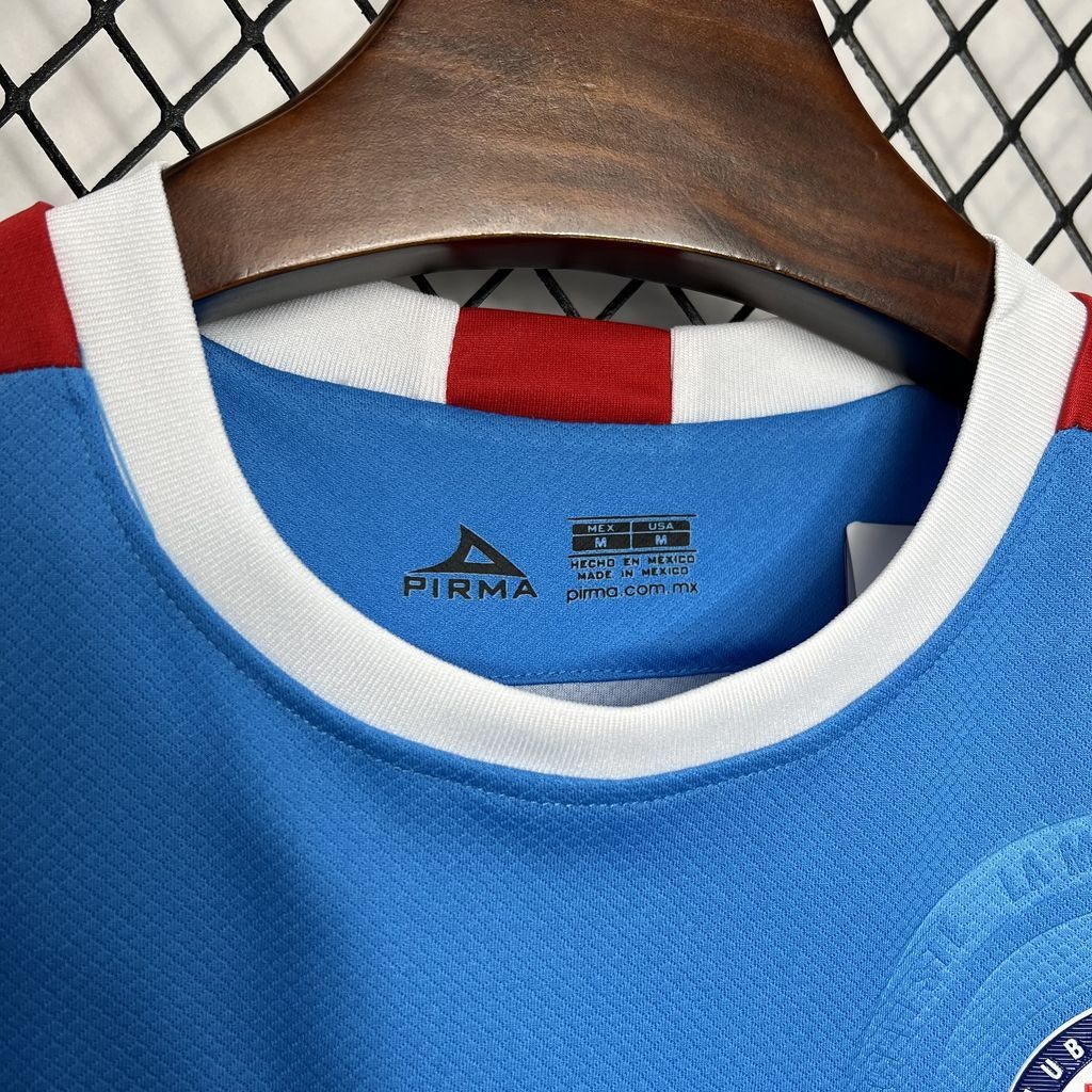 Cruz Azul Soccer Jersey Home Custom Shirt 2024/25 - ujerseystore