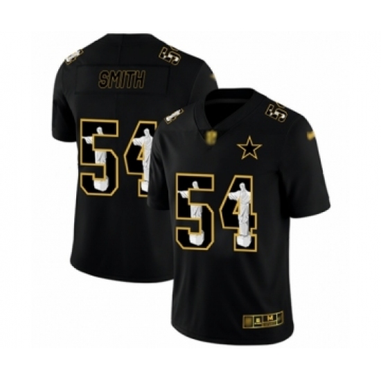 Men's Dallas Cowboys #54 Jaylon Smith Black Jesus Faith Limited Player Football Jersey - Ujersey