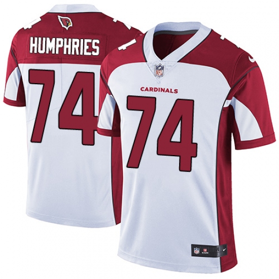 Men's Nike Arizona Cardinals #74 D.J. Humphries White Vapor Untouchable Limited Player NFL Jersey - Ujersey