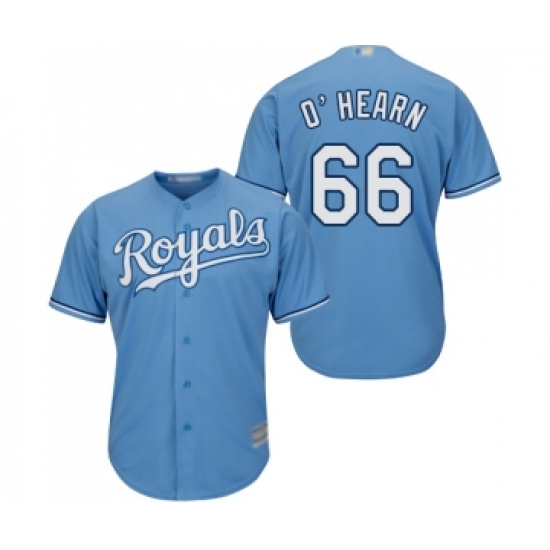 Men's Kansas City Royals #66 Ryan O Hearn Replica Light Blue Alternate 1 Cool Base Baseball Jersey - Ujersey