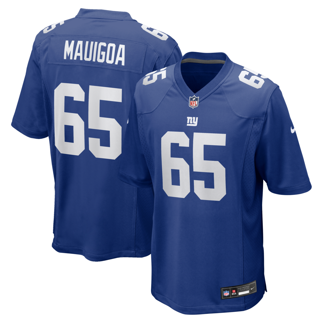 Men's New York Giants Francis Mauigoa Nike Royal 2026 NFL Draft First Round Pick No. 10 Team Game Jersey