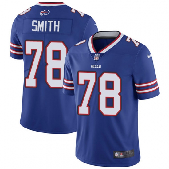 Men's Nike Buffalo Bills #78 Bruce Smith Royal Blue Team Color Vapor Untouchable Limited Player NFL Jersey