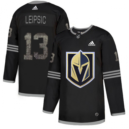 Men's Adidas Vegas Golden Knights #13 Brendan Leipsic Black Authentic Classic Stitched NHL Jerseysey - Ujersey