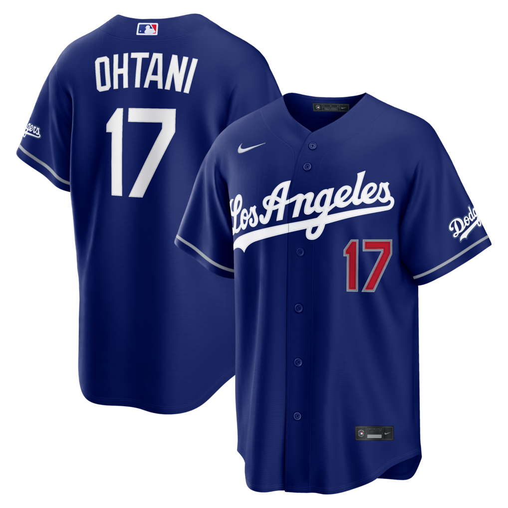 Men's Los Angeles Dodgers Shohei Ohtani Nike Royal Alternate Stadium Jersey - ujerseystore
