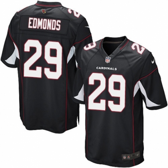 Men's Nike Arizona Cardinals #29 Chase Edmonds Game Black Alternate NFL Jersey - Ujersey