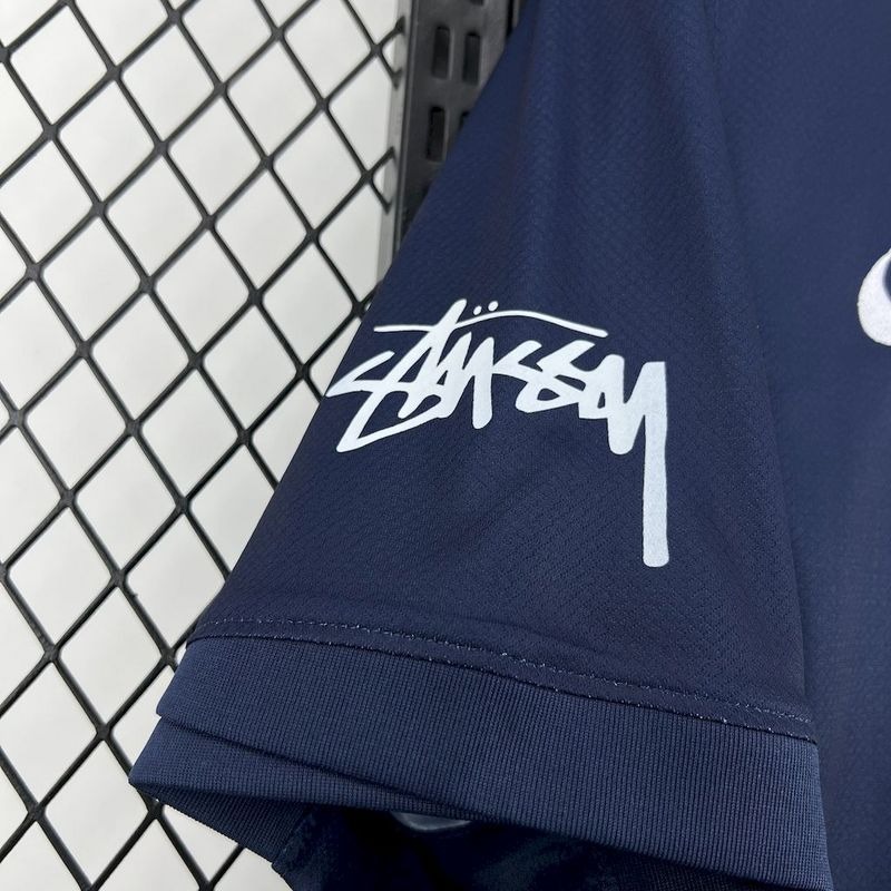 PSG Soccer Jersey Home x Stussy Custom Shirt 2024/25 - ujerseystore