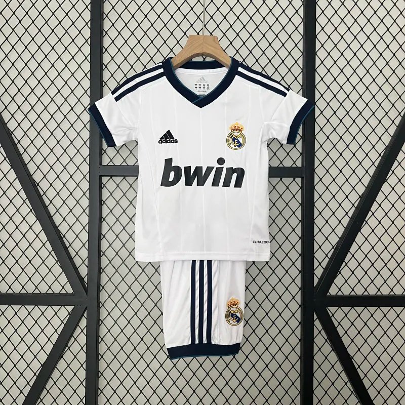 Real Madrid Retro Jersey Home Kids Kit Jersey+Shorts 2012/13 - U-jersey