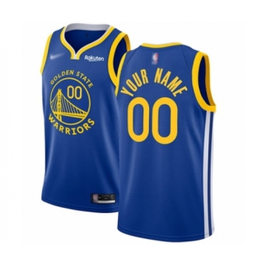 Youth Golden State Warriors Customized Swingman Royal Finished Basketball Jersey - Icon Edition - Ujersey