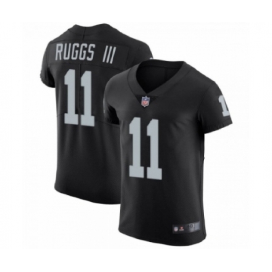 Men Henry Ruggs III #11 Las Vegas Raiders Elite Black Team Color Vapor Untouchable Jersey - Ujersey