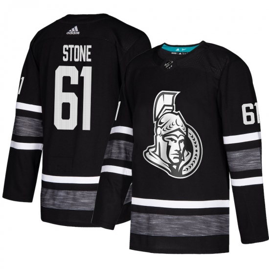 Men's Adidas Ottawa Senators #61 Mark Stone Black 2019 All-Star Game Parley Authentic Stitched NHL Jersey - Ujersey