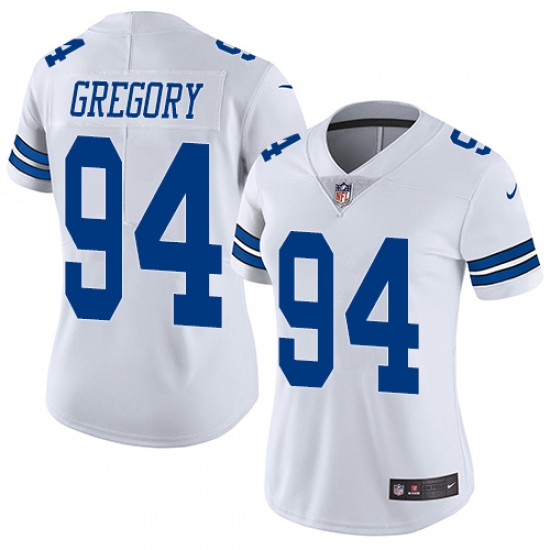 Women's Nike Dallas Cowboys #94 Randy Gregory White Vapor Untouchable Limited Player NFL Jersey - Ujersey