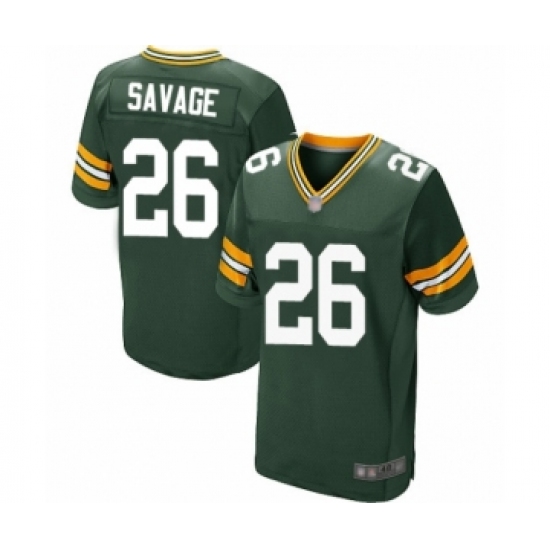 Men's Green Bay Packers #26 Darnell Savage Jr. Elite Green Team Color Football Jerseys - Ujersey