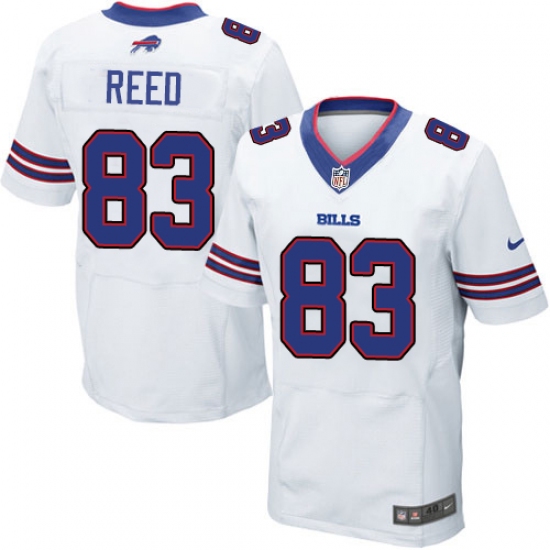 Men's Nike Buffalo Bills #83 Andre Reed Elite White NFL Jersey - Ujersey