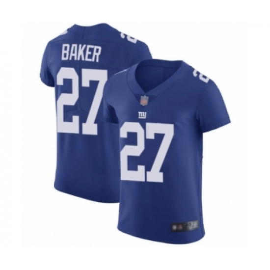Men's New York Giants #27 Deandre Baker Royal Blue Team Color Vapor Untouchable Limited Player Football Jersey - Ujersey