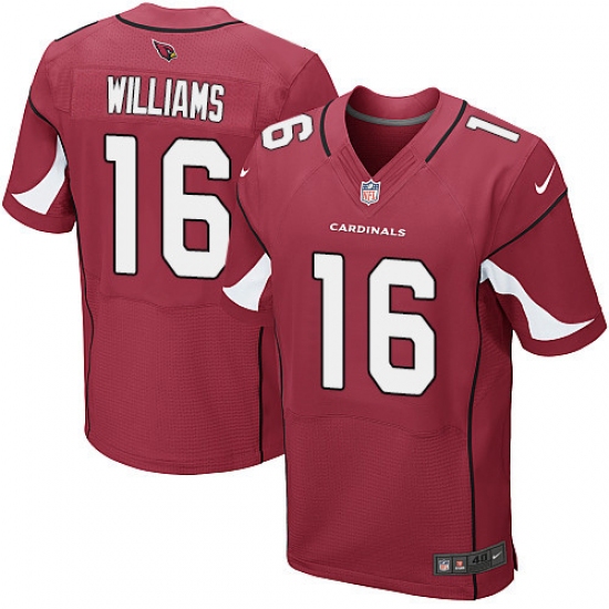 Men's Nike Arizona Cardinals #16 Chad Williams Elite Red Team Color NFL Jersey - Ujersey