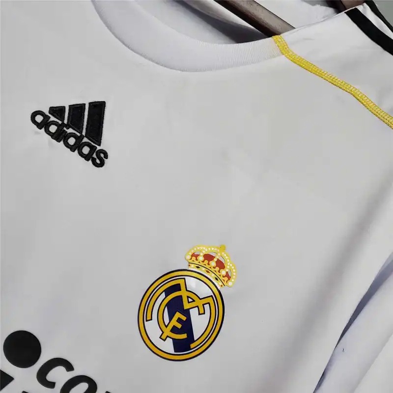 Real Madrid Retro Jersey Home Custom Soccer Shirt 2009/10 - ujerseystore