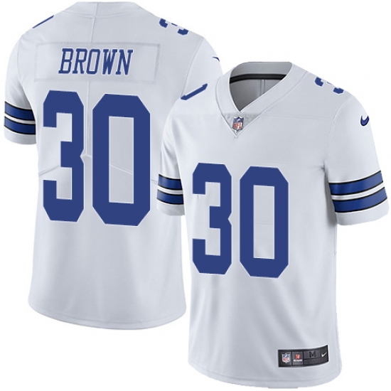 Men's Nike Dallas Cowboys #30 Anthony Brown White Vapor Untouchable Limited Player NFL Jersey - Ujersey