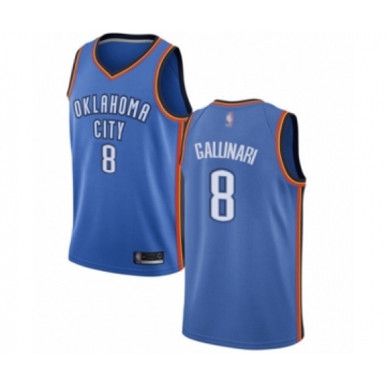 Youth Oklahoma City Thunder #8 Danilo Gallinari Swingman Royal Blue Basketball Jersey - Icon Edition