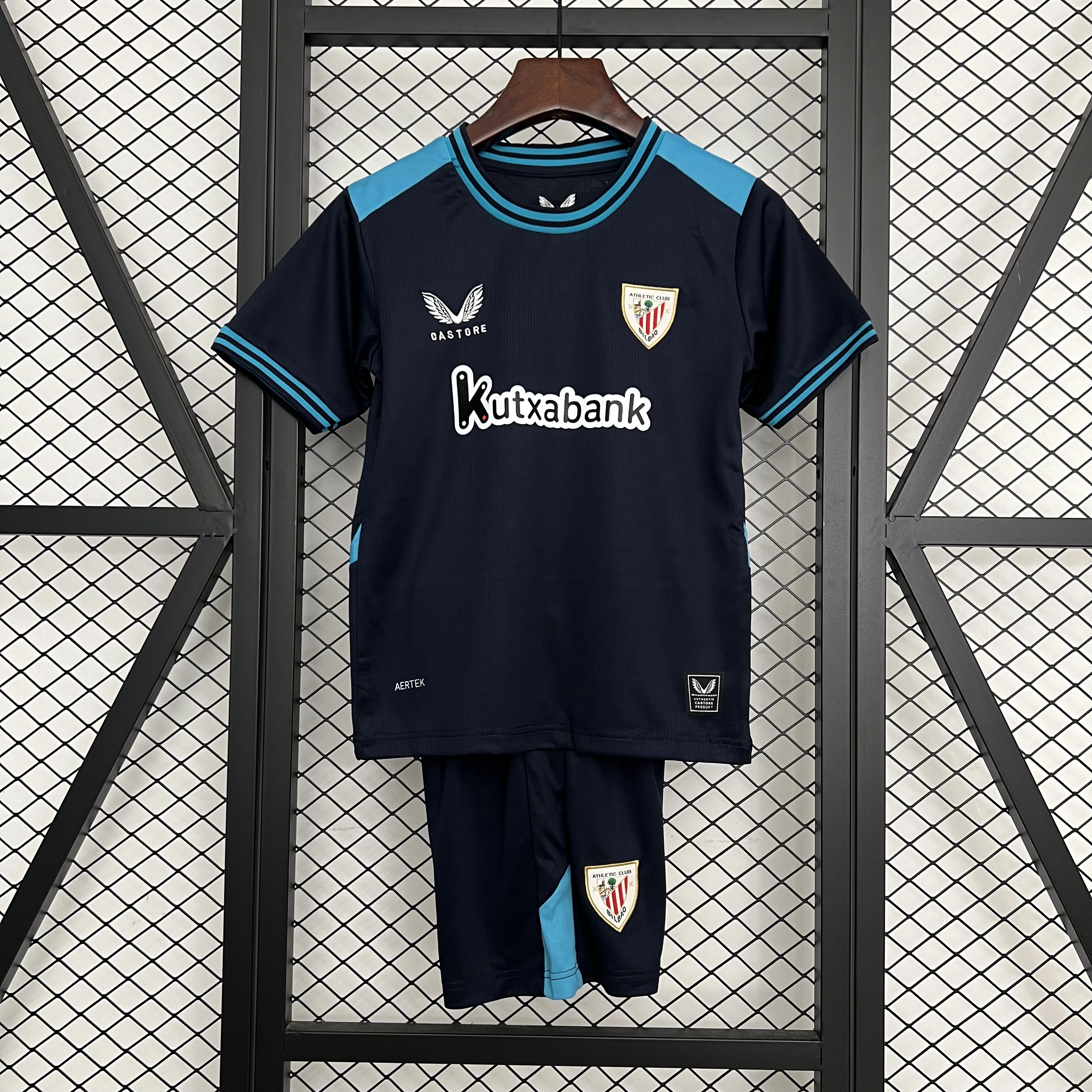 Athletic Club de Bilbao Soccer Jersey Away Kids Kit Jersey+Shorts 2025/26