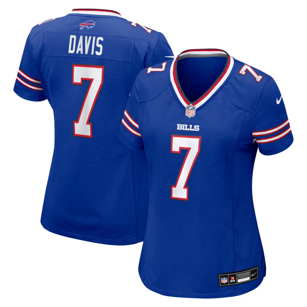 Women's Buffalo Bills Ray Davis Nike Royal Team Game Jersey - Ujersey Shop