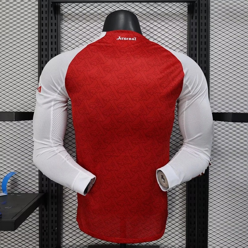 Arsenal Soccer Jersey Home Long Sleeve Shirt 2025/26 - Ujersey NHL