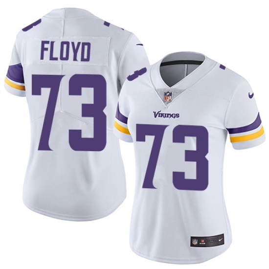 Women's Nike Minnesota Vikings #73 Sharrif Floyd Elite White NFL Jersey - Ujersey