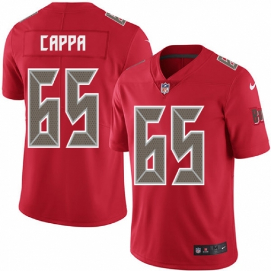 Youth Nike Tampa Bay Buccaneers #65 Alex Cappa Limited Red Rush Vapor Untouchable NFL Jersey - Ujersey