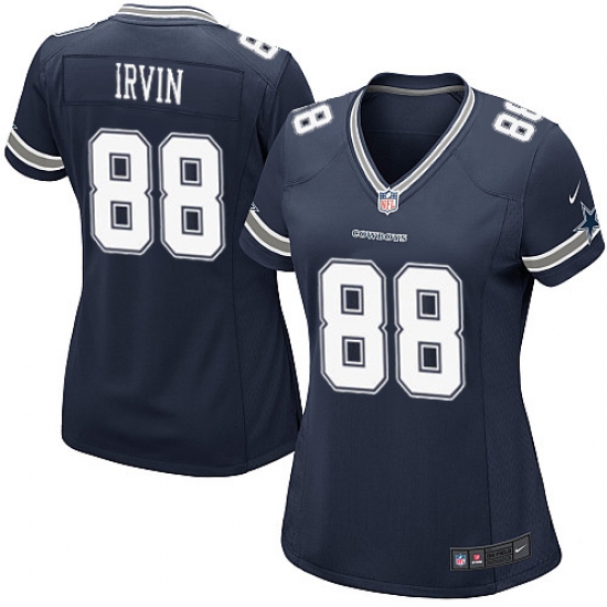 Women's Nike Dallas Cowboys #88 Michael Irvin Game Navy Blue Team Color NFL Jersey - Ujersey