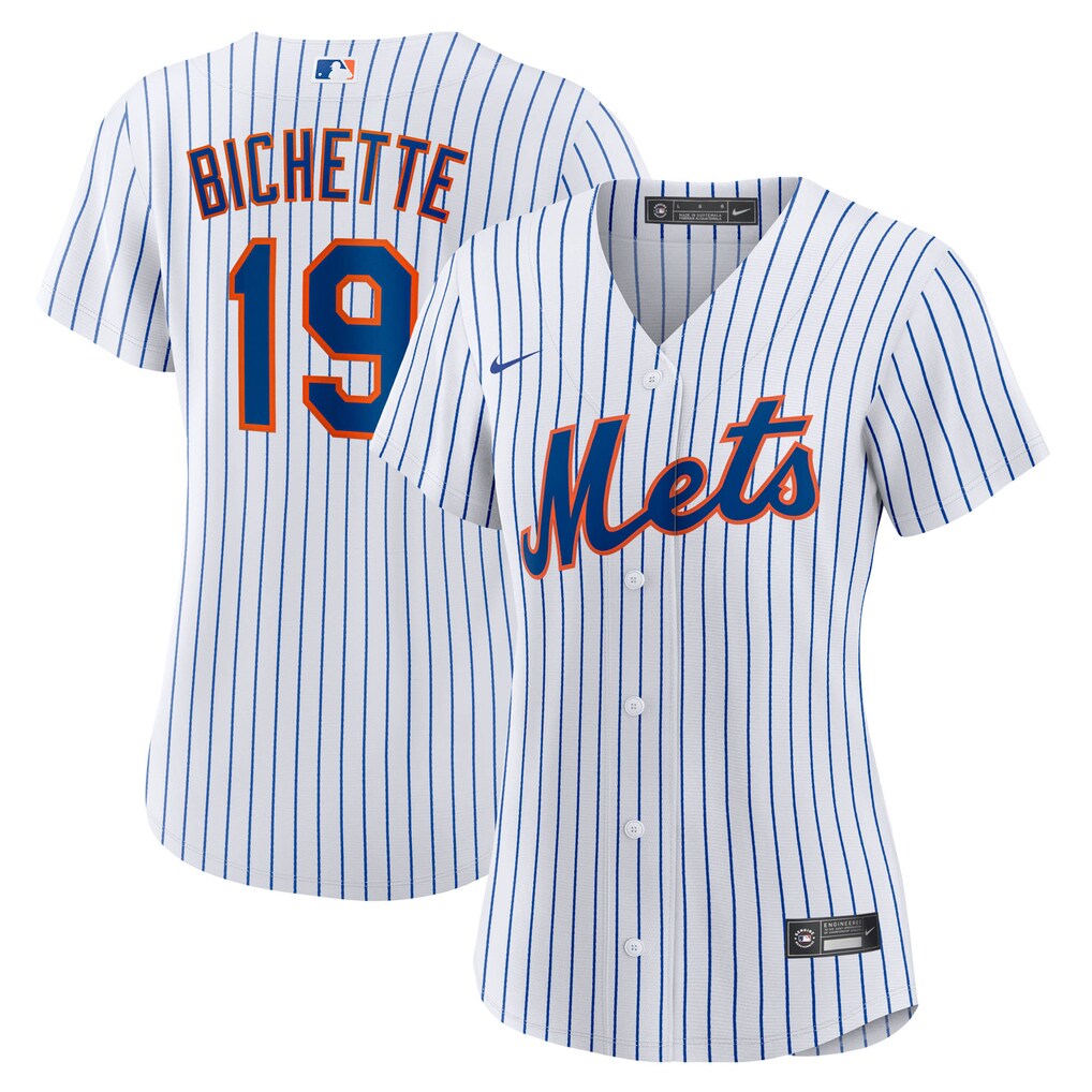 Women's New York Mets Bo Bichette Nike White Home Replica Jersey - Ujersey