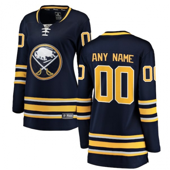 Women's Buffalo Sabres Fanatics Branded Blue Home Breakaway Custom Jersey - Ujersey