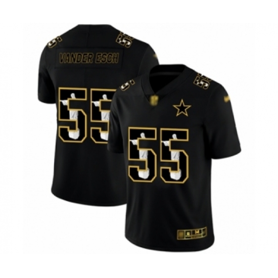 Men's Dallas Cowboys #55 Leighton Vander Esch Black Jesus Faith Limited Player Football Jersey - Ujersey
