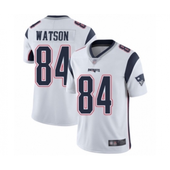Youth New England Patriots #84 Benjamin Watson White Vapor Untouchable Limited Player Football Jersey - Ujersey