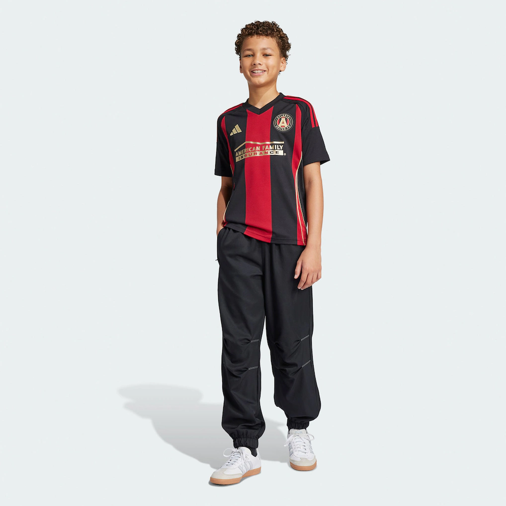 Youth Atlanta United FC adidas Black 2025 The Connector Replica Jersey - Ujersey NHL