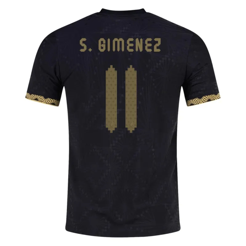 S. GIMENEZ #11 Mexico Gold Cup Black Special Soccer Jersey 2025 - Ujersey NHL