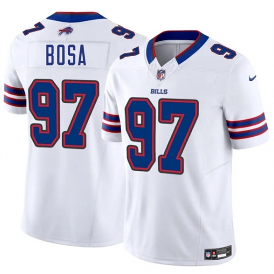 Men's Buffalo Bills #97 Joey Bosa White 2025 F.U.S.E. Vapor Untouchable Limited Football Stitched Jersey - Ujersey