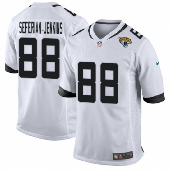 Men's Nike Jacksonville Jaguars #88 Austin Seferian-Jenkins Game White NFL Jersey - Ujersey