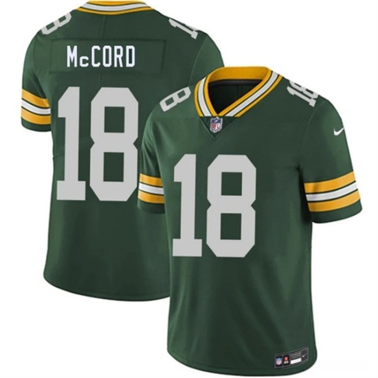Men's Green Bay Packers #18 Kyle McCord Green 2026 Vapor Untouchable Limited Football Stitched Jersey - Ujersey