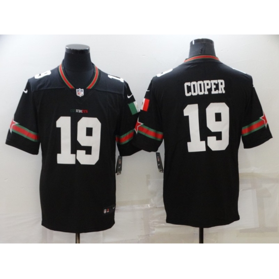 Men's Dallas Cowboys #19 Amari Cooper Black Mexico Limited Player Jersey - Ujersey