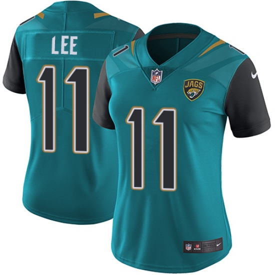 Women's Nike Jacksonville Jaguars #11 Marqise Lee Elite Teal Green Team Color NFL Jersey - Ujersey