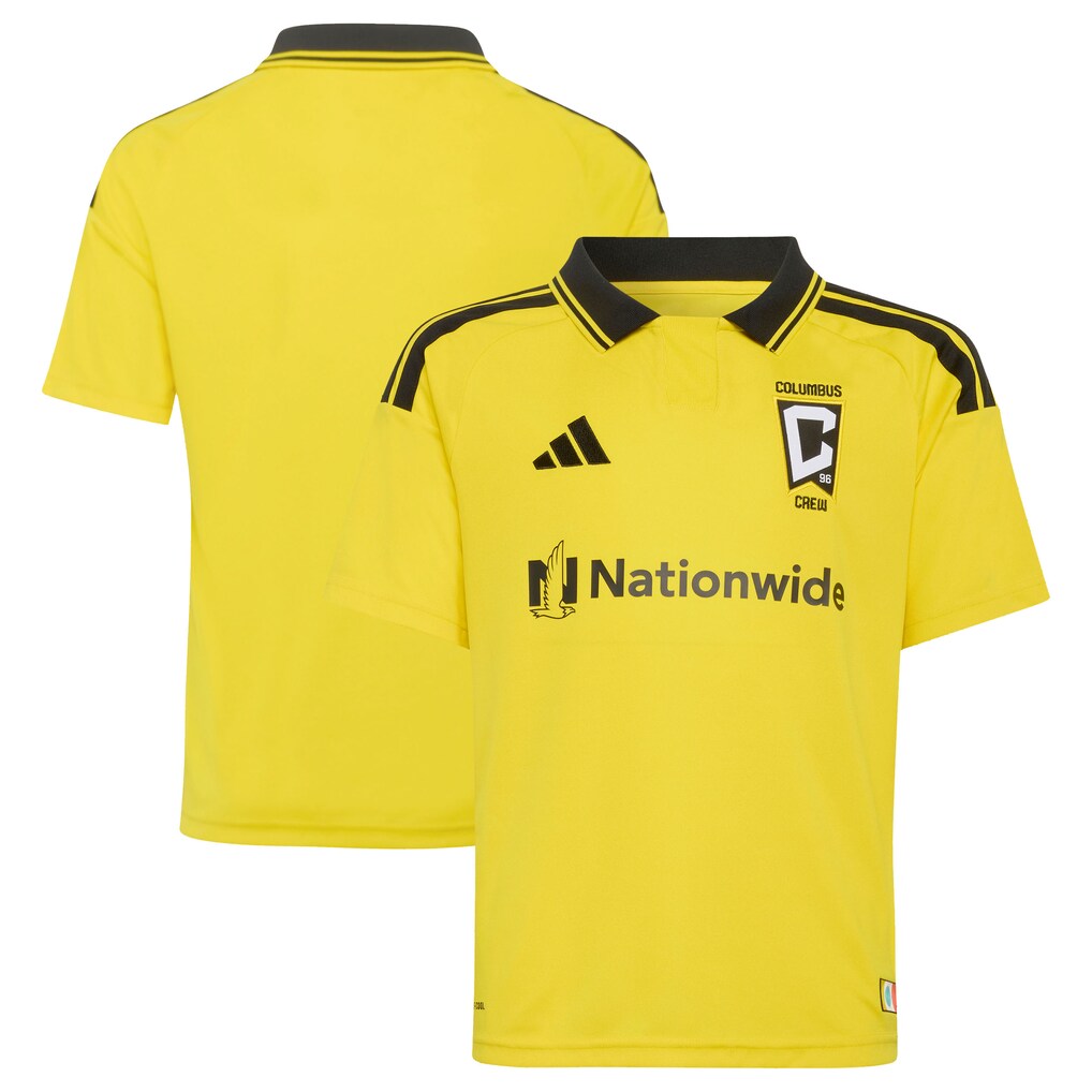 Youth Columbus Crew adidas Gold 2026 The Crafted for Excellence Kit Replica Jersey - Ujersey