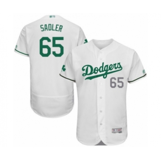 Men's Los Angeles Dodgers #65 Casey Sadler White Celtic Flexbase Authentic Collection Baseball Player Jersey - Ujersey